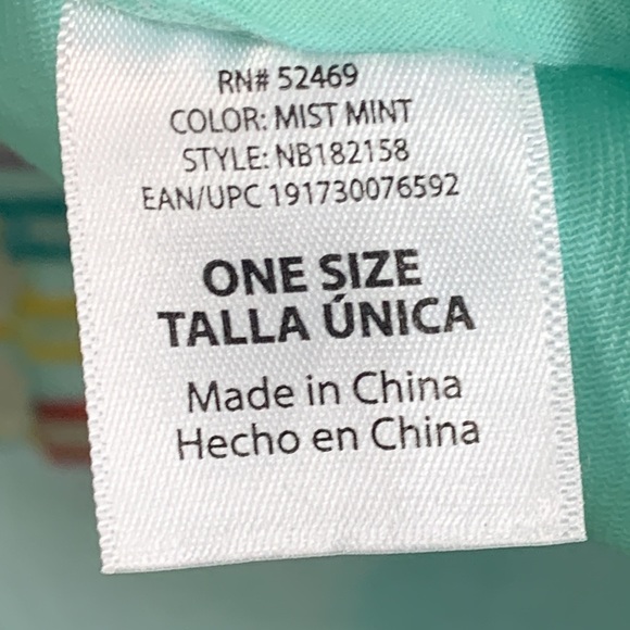 Chill Out Baseball Hat Womens OS Mist Mint Iridescent Brim Strapback Cap - Picture 17 of 17